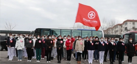 春暖花開，英雄歸來！葫蘆島市第二人民醫(yī)院支援綏中醫(yī)療隊(duì)凱旋而歸~