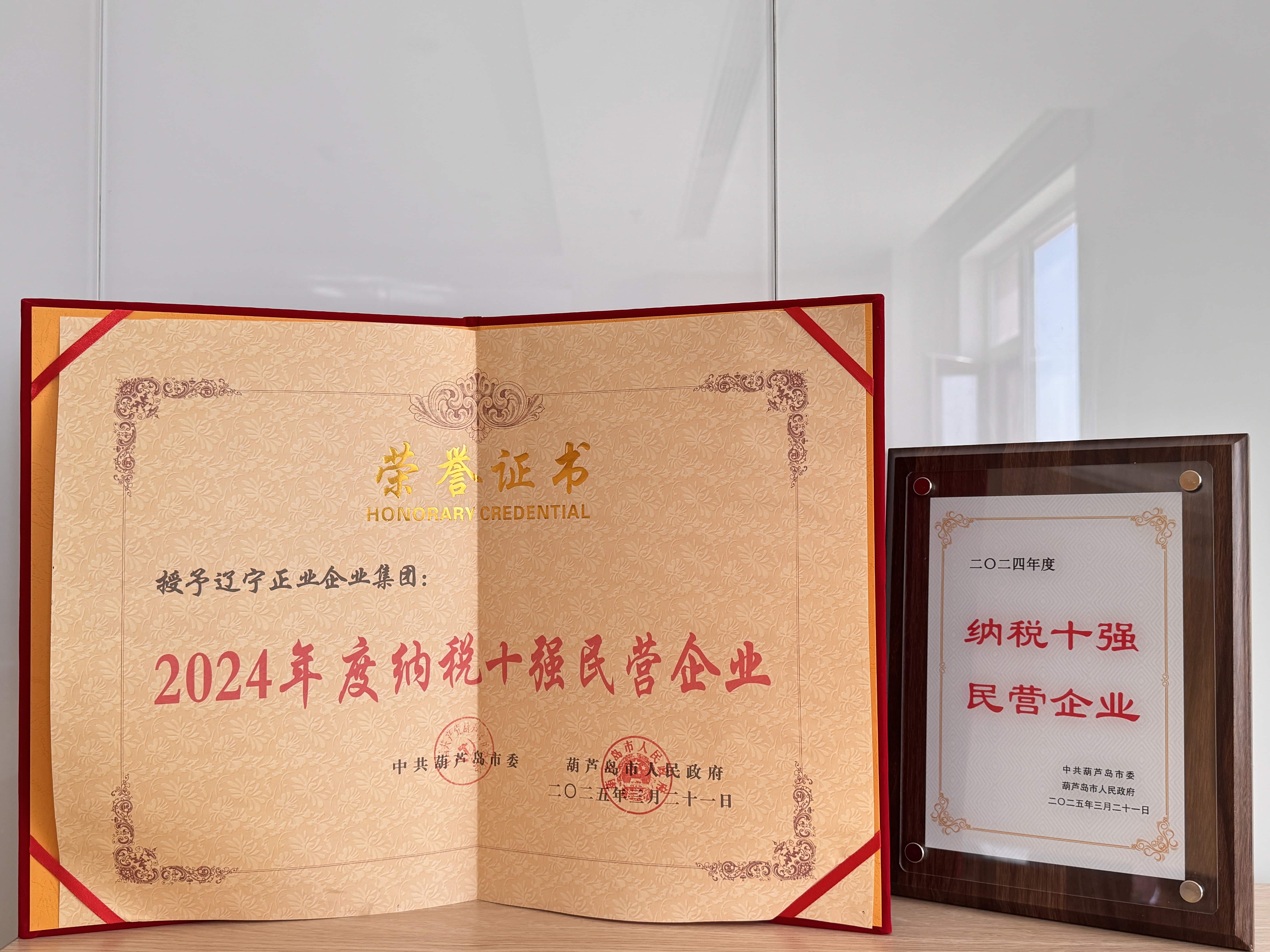正業(yè)集團(tuán)再登納稅十強(qiáng)榜！董事長(zhǎng)趙立君出席全市民營(yíng)經(jīng)濟(jì)大會(huì)接受表彰(圖3)